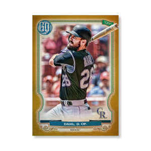 David Dahl 2020 Gypsy Queen Base Card Poster Gold Ed. # to 1- artbble-pos-20gqbb-1271-gold-s