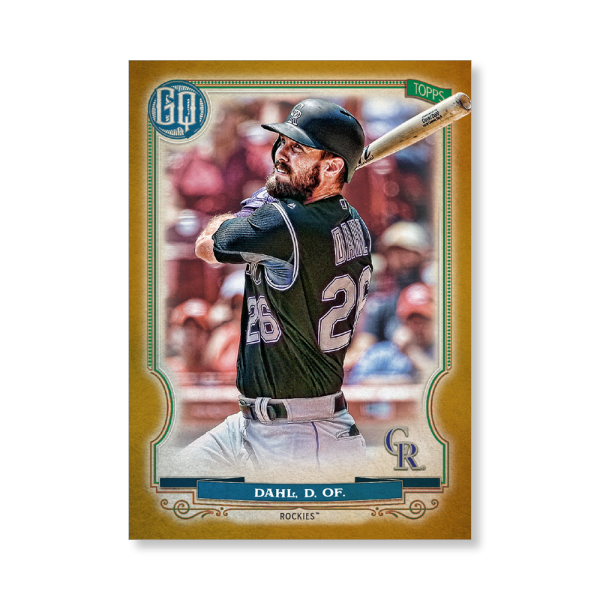 David Dahl 2020 Gypsy Queen Base Card Poster Gold Ed. # to 1- artbble-pos-20gqbb-1271-gold-s