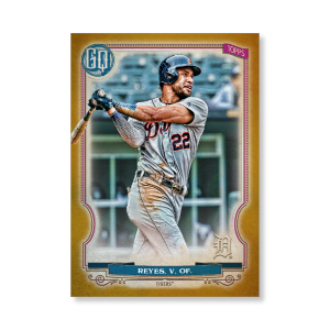Victor Reyes 2020 Gypsy Queen Base Card Poster Gold Ed. # to 1- artbble-pos-20gqbb-1276-gold-s