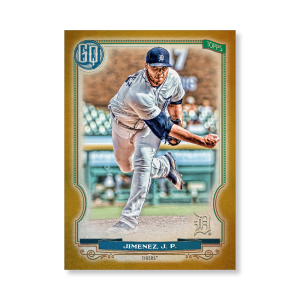 Joe Jimenez 2020 Gypsy Queen Base Card Poster Gold Ed. # to 1- artbble-pos-20gqbb-1280-gold-s