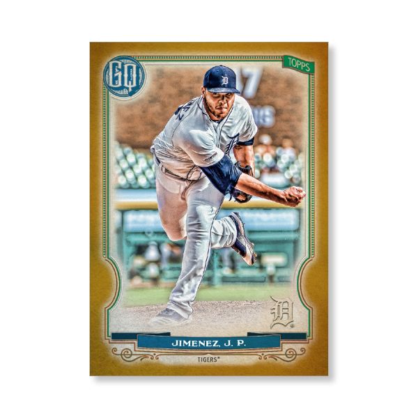 Joe Jimenez 2020 Gypsy Queen Base Card Poster Gold Ed. # to 1- artbble-pos-20gqbb-1280-gold-s