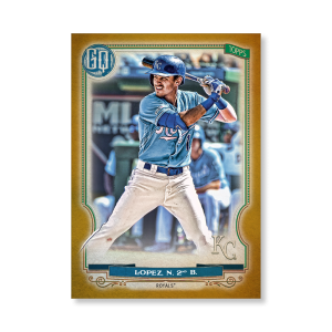 Nicky Lopez 2020 Gypsy Queen Base Card Poster Gold Ed. # to 1- artbble-pos-20gqbb-1286-gold-s
