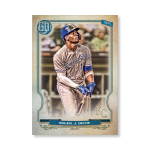 Jorge Soler 2020 Gypsy Queen Base Card Poster # to 99- artbble-pos-20gqbb-1290-s
