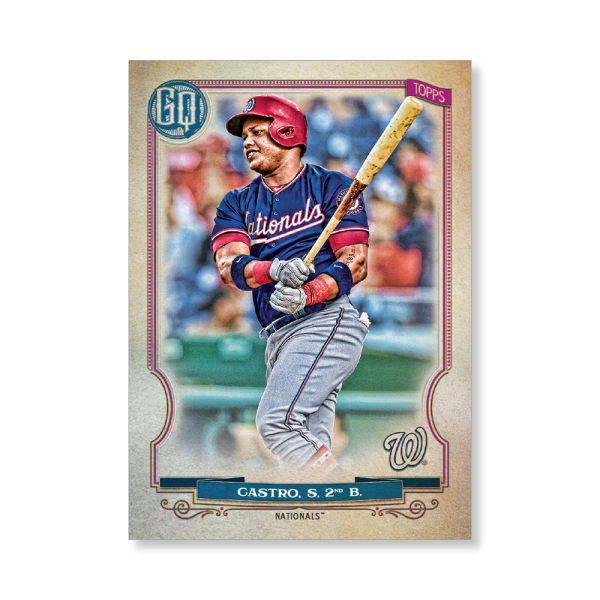 Starlin Castro 2020 Gypsy Queen Base Card Poster # to 99- artbble-pos-20gqbb-1297-s