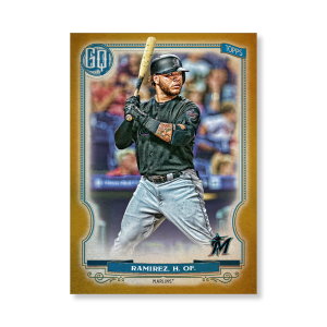 Harold Ramirez 2020 Gypsy Queen Base Card Poster Gold Ed. # to 1- artbble-pos-20gqbb-1299-gold-s