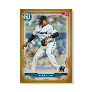 Jose Ureña 2020 Gypsy Queen Base Card Poster Gold Ed. # to 1- artbble-pos-20gqbb-1302-gold-s