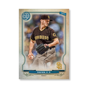 Zach Davies 2020 Gypsy Queen Base Card Poster # to 99- artbble-pos-20gqbb-1310-s