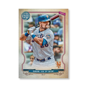 J.D. Davis 2020 Gypsy Queen Base Card Poster # to 99- artbble-pos-20gqbb-1314-s