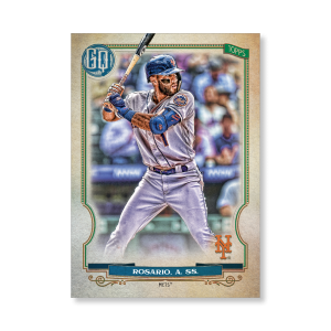 Amed Rosario 2020 Gypsy Queen Base Card Poster # to 99- artbble-pos-20gqbb-1315-s