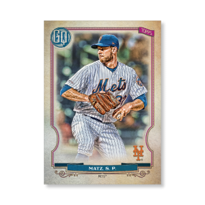 Steven Matz 2020 Gypsy Queen Base Card Poster # to 99- artbble-pos-20gqbb-1317-s