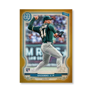 Jesus Luzardo 2020 Gypsy Queen Base Card Poster Gold Ed. # to 1- artbble-pos-20gqbb-1322-gold-s