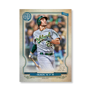 Matt Olson 2020 Gypsy Queen Base Card Poster # to 99- artbble-pos-20gqbb-1325-s