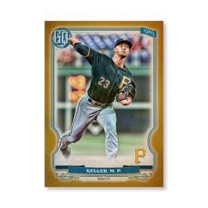 Mitch Keller 2020 Gypsy Queen Base Card Poster Gold Ed. # to 1- artbble-pos-20gqbb-1340-gold-s