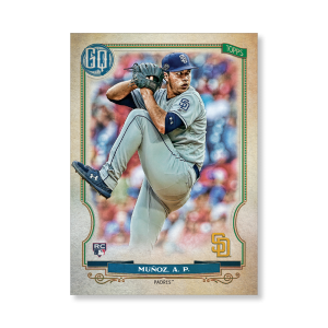 Andres Muñoz 2020 Gypsy Queen Base Card Poster # to 99- artbble-pos-20gqbb-1342-s