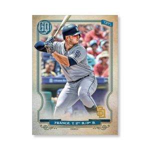Ty France 2020 Gypsy Queen Base Card Poster # to 99- artbble-pos-20gqbb-1346-s