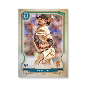 Logan Webb 2020 Gypsy Queen Base Card Poster # to 99- artbble-pos-20gqbb-1348-s