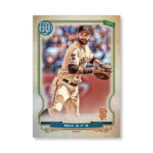 Brandon Belt 2020 Gypsy Queen Base Card Poster # to 99- artbble-pos-20gqbb-1351-s