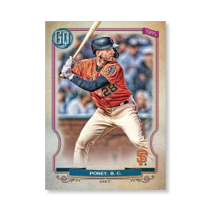 Buster Posey 2020 Gypsy Queen Base Card Poster # to 99- artbble-pos-20gqbb-1353-s