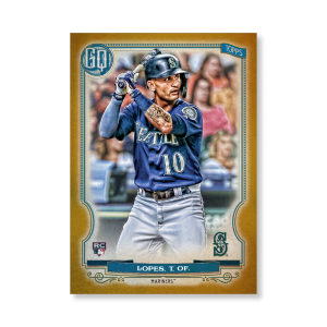 Tim Lopes 2020 Gypsy Queen Base Card Poster Gold Ed. # to 1- artbble-pos-20gqbb-1361-gold-s