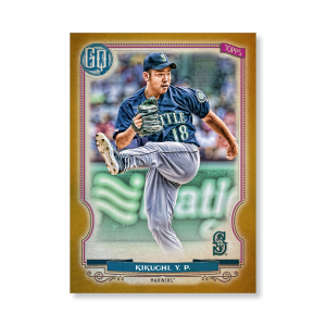 Yusei Kikuchi 2020 Gypsy Queen Base Card Poster Gold Ed. # to 1- artbble-pos-20gqbb-1362-gold-s