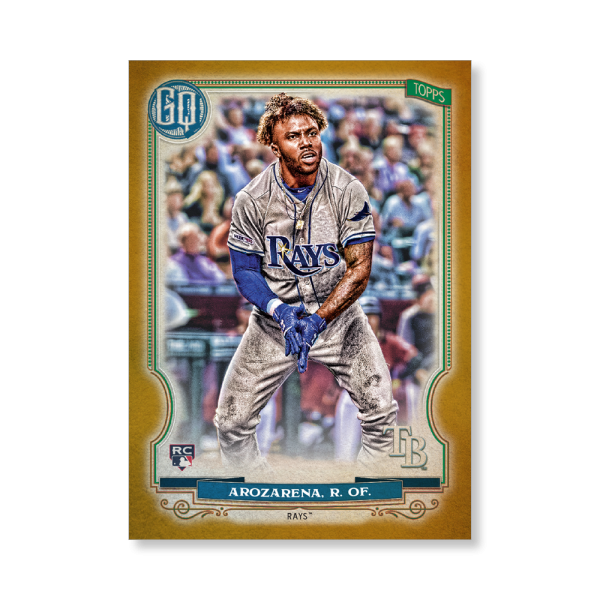 Randy Arozarena 2020 Gypsy Queen Base Card Poster Gold Ed. # to 1- artbble-pos-20gqbb-1366-gold-s