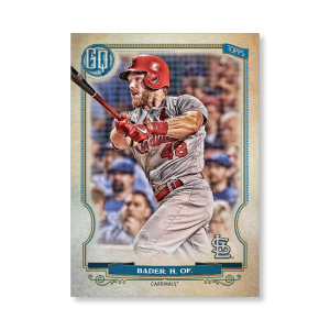 Harrison Bader 2020 Gypsy Queen Base Card Poster # to 99- artbble-pos-20gqbb-1370-s