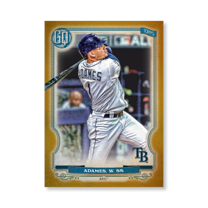 Willy Adames 2020 Gypsy Queen Base Card Poster Gold Ed. # to 1- artbble-pos-20gqbb-1376-gold-s