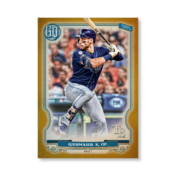 Kevin Kiermaier 2020 Gypsy Queen Base Card Poster Gold Ed. # to 1- artbble-pos-20gqbb-1379-gold-s