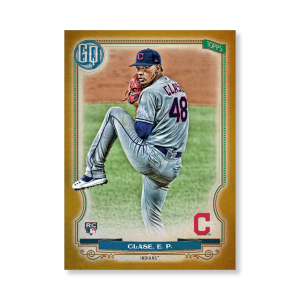Emmanuel Clase 2020 Gypsy Queen Base Card Poster Gold Ed. # to 1- artbble-pos-20gqbb-1381-gold-s