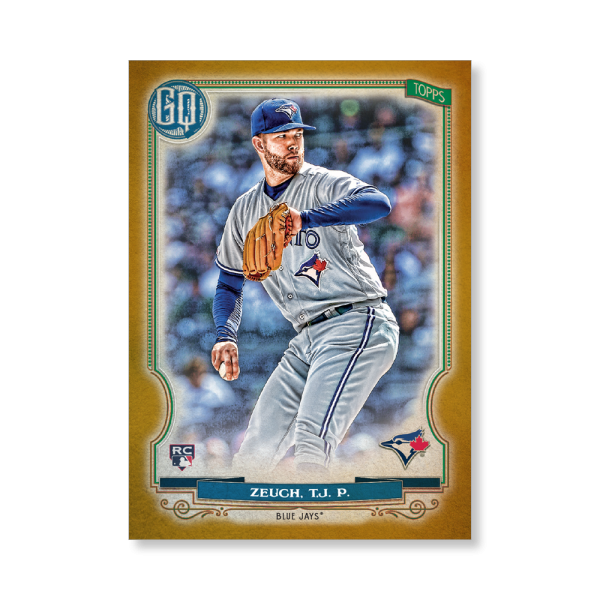 T.J. Zeuch 2020 Gypsy Queen Base Card Poster Gold Ed. # to 1- artbble-pos-20gqbb-1390-gold-s