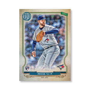 T.J. Zeuch 2020 Gypsy Queen Base Card Poster # to 99- artbble-pos-20gqbb-1390-s