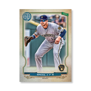 Justin Smoak 2020 Gypsy Queen Base Card Poster # to 99- artbble-pos-20gqbb-1393-s
