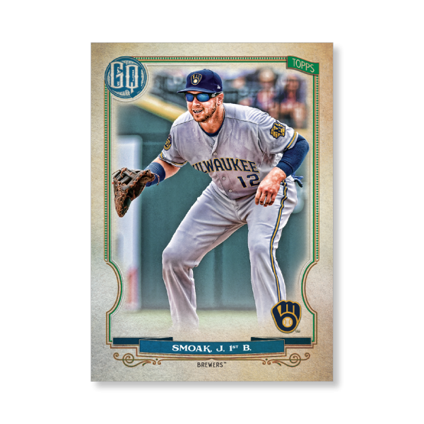 Justin Smoak 2020 Gypsy Queen Base Card Poster # to 99- artbble-pos-20gqbb-1393-s
