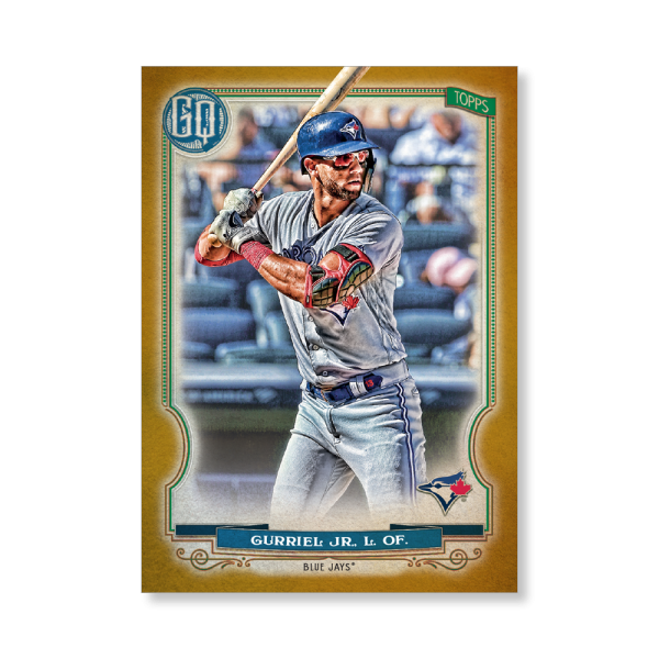Lourdes Gurriel Jr. 2020 Gypsy Queen Base Card Poster Gold Ed. # to 1- artbble-pos-20gqbb-1396-gold-s