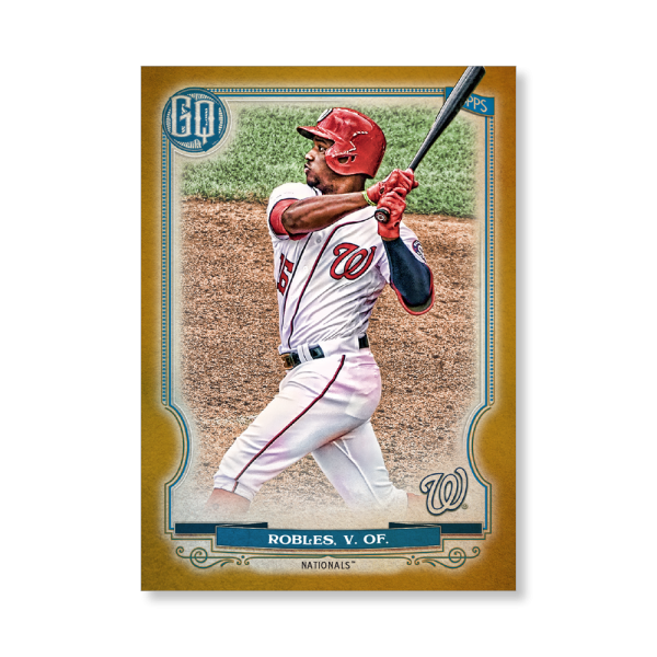 Victor Robles 2020 Gypsy Queen Base Card Poster Gold Ed. # to 1- artbble-pos-20gqbb-1397-gold-s