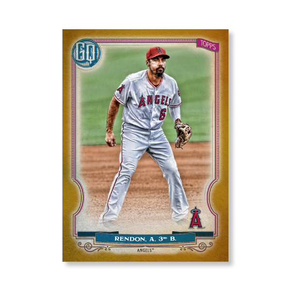 Anthony Rendon 2020 Gypsy Queen Base Card Poster Gold Ed. # to 1- artbble-pos-20gqbb-1398-gold-s