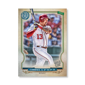 Asdrubal Cabrera 2020 Gypsy Queen Base Card Poster # to 99- artbble-pos-20gqbb-1399-s