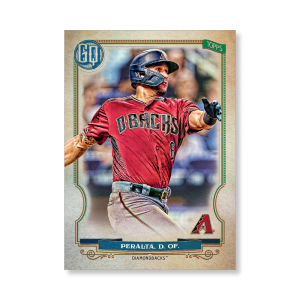 David Peralta 2020 Gypsy Queen Base Card Poster # to 99- artbble-pos-20gqbb-1501-s