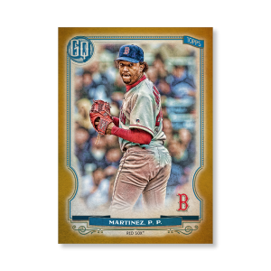 Pedro Martinez 2020 Gypsy Queen Short Printed Base Card Poster Gold Ed. # to 1- artbble-pos-20gqbb-2010-gold-s