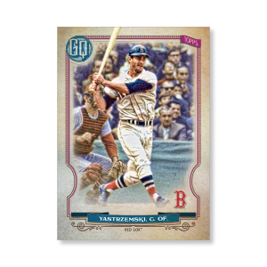 Carl Yastrzemski 2020 Gypsy Queen Short Printed Base Card Poster # to 99- artbble-pos-20gqbb-2011-s