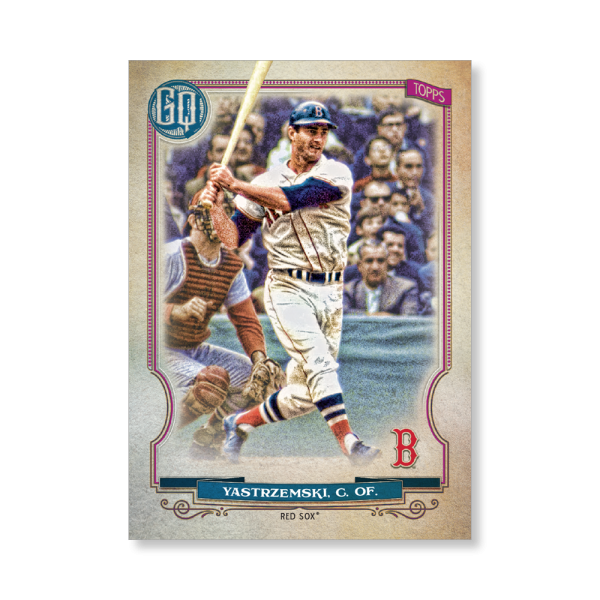 Carl Yastrzemski 2020 Gypsy Queen Short Printed Base Card Poster # to 99- artbble-pos-20gqbb-2011-s