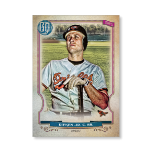 Cal Ripken Jr. 2020 Gypsy Queen Short Printed Base Card Poster # to 99- artbble-pos-20gqbb-2014-s