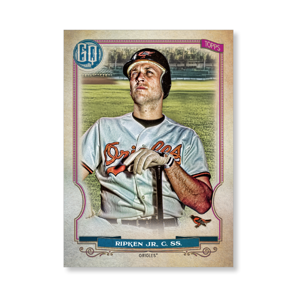 Cal Ripken Jr. 2020 Gypsy Queen Short Printed Base Card Poster # to 99- artbble-pos-20gqbb-2014-s