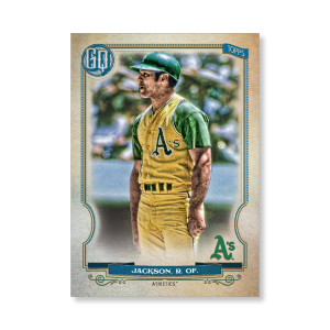 Reggie Jackson 2020 Gypsy Queen Short Printed Base Card Poster # to 99- artbble-pos-20gqbb-2016-s