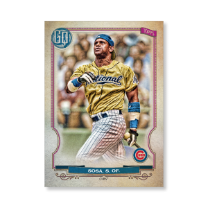 Sammy Sosa 2020 Gypsy Queen Short Printed Base Card Poster # to 99- artbble-pos-20gqbb-2017-s