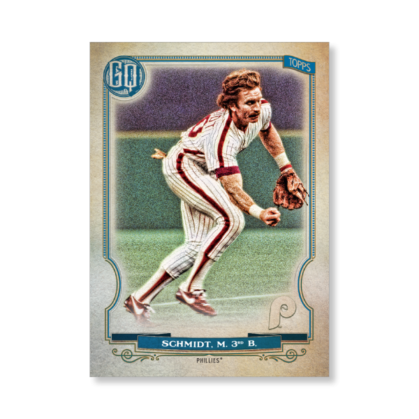 Mike Schmidt 2020 Gypsy Queen Short Printed Base Card Poster # to 99- artbble-pos-20gqbb-2019-s