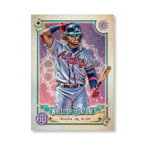 Ronald Acuña Jr. 2020 Gypsy Queen Tarot of the Diamond Poster # to 99- artbble-pos-20gqbb-2301-s