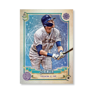 Christian Yelich 2020 Gypsy Queen Tarot of the Diamond Poster # to 99- artbble-pos-20gqbb-2302-s