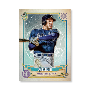 Freddie Freeman 2020 Gypsy Queen Tarot of the Diamond Poster # to 99- artbble-pos-20gqbb-2305-s