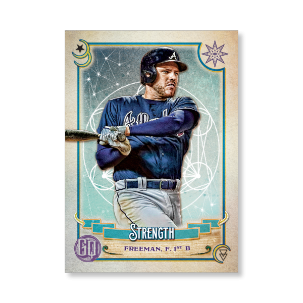 Freddie Freeman 2020 Gypsy Queen Tarot of the Diamond Poster # to 99- artbble-pos-20gqbb-2305-s